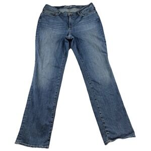 Eddie Bauer Curvy Straight Jeans Women's Size 14